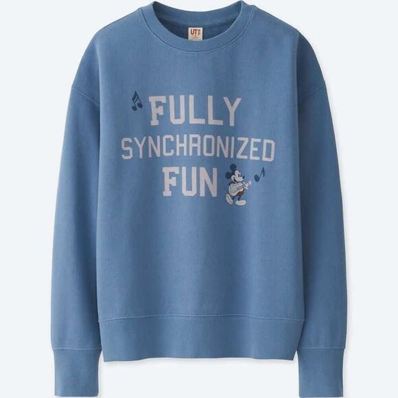 Uniqlo Disney Disney Mickey Mouse Guitar Sweatshirt - S - Picture 1 of 3